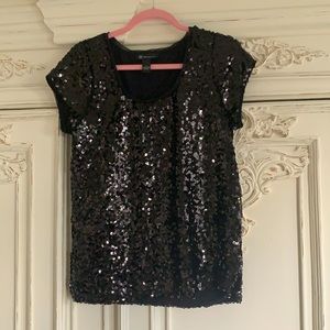 INC international sequin t-shirt